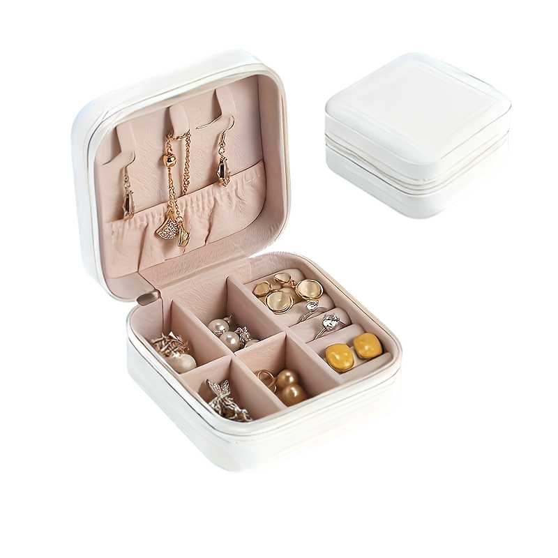Supreme Quality PU Leather Jewelry Box – Elegant & Durable jewelry Organizer