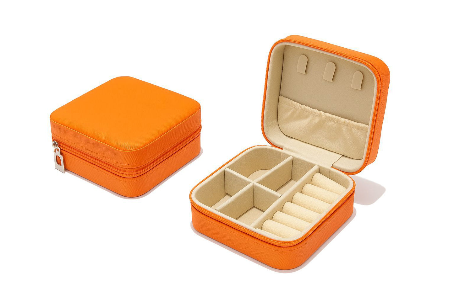 Supreme Quality PU Leather Jewelry Box – Elegant & Durable jewelry Organizer