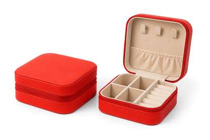 Supreme Quality PU Leather Jewelry Box – Elegant & Durable jewelry Organizer