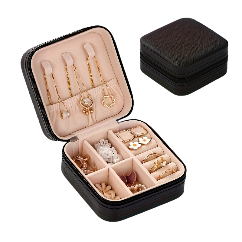 Supreme Quality PU Leather Jewelry Box – Elegant & Durable jewelry Organizer