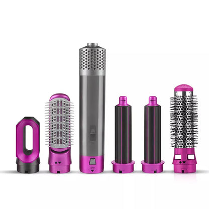 5-in-1 Hair Styler & Airwrap Multi-Functional Hot Air Brush – Curl, Smooth, Volumize & Dry
