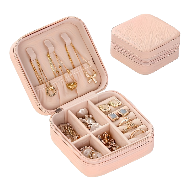 Supreme Quality PU Leather Jewelry Box – Elegant & Durable jewelry Organizer