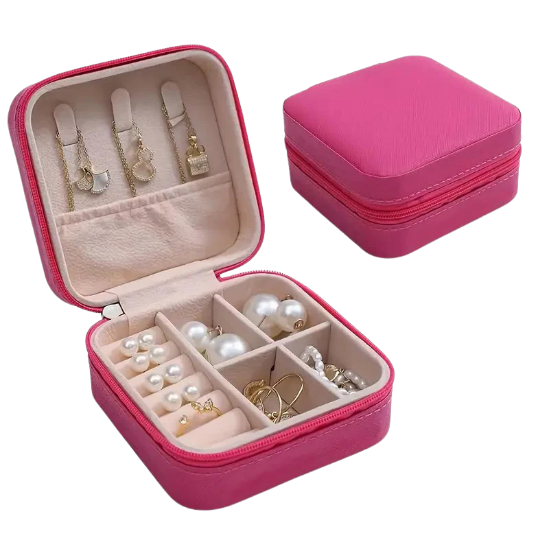 Supreme Quality PU Leather Jewelry Box – Elegant & Durable jewelry Organizer