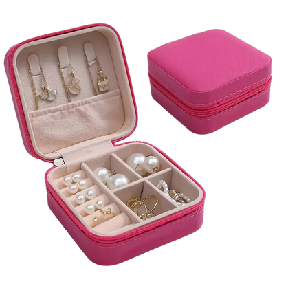 Supreme Quality PU Leather Jewelry Box – Elegant & Durable jewelry Organizer