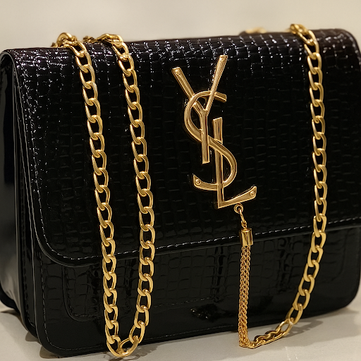 YSL Crossbody Bag for Women – Designer Inspired Shoulder Bag with Gold Chain