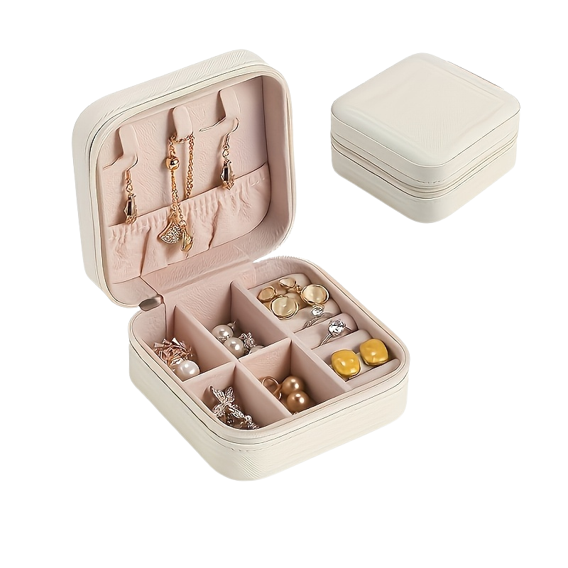 Supreme Quality PU Leather Jewelry Box – Elegant & Durable jewelry Organizer