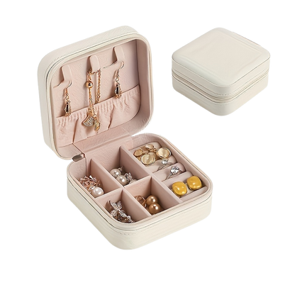 Supreme Quality PU Leather Jewelry Box – Elegant & Durable jewelry Organizer